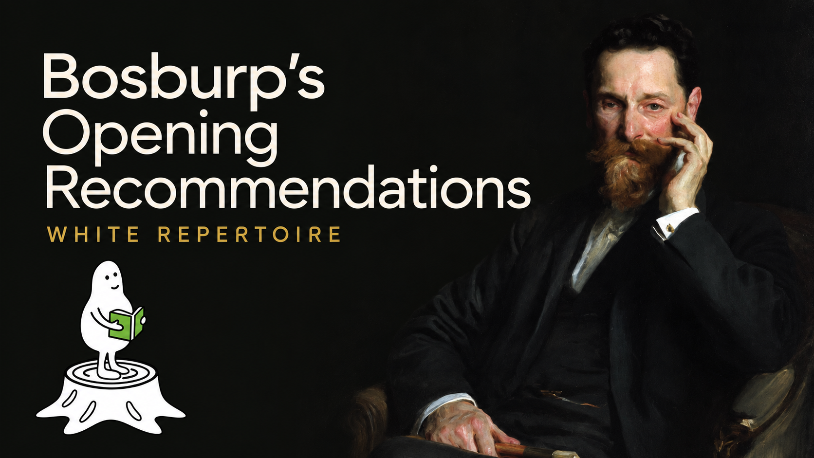 Bosburp's Opening Recommendations, with his Discord portrait and reading character